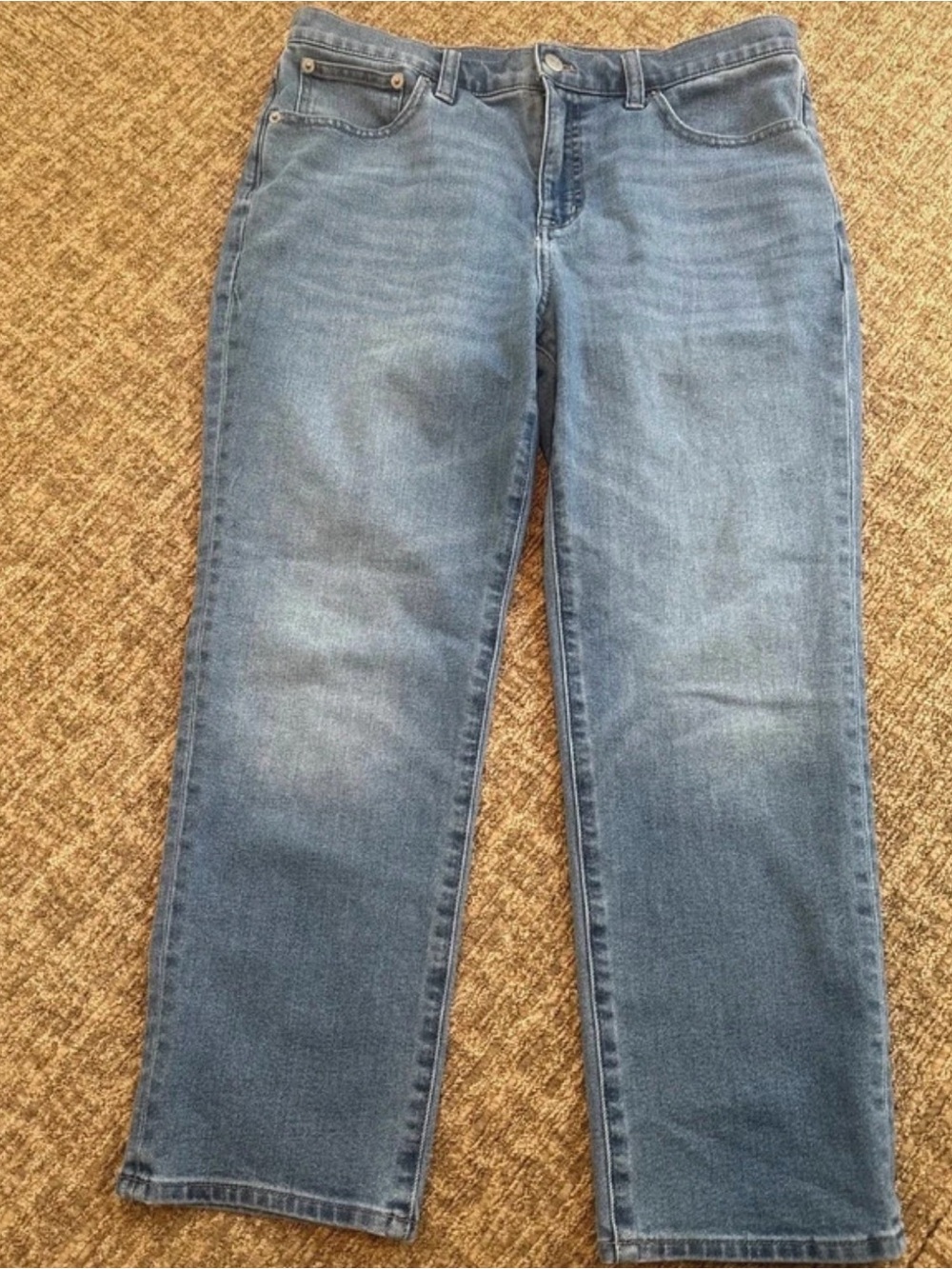 J. Crew Light Blue Straight Jeans petite length